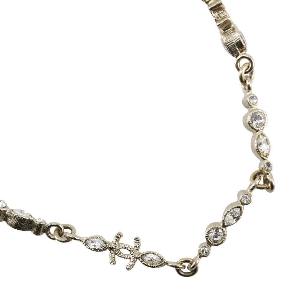 CC Rhinestone Chain Necklace