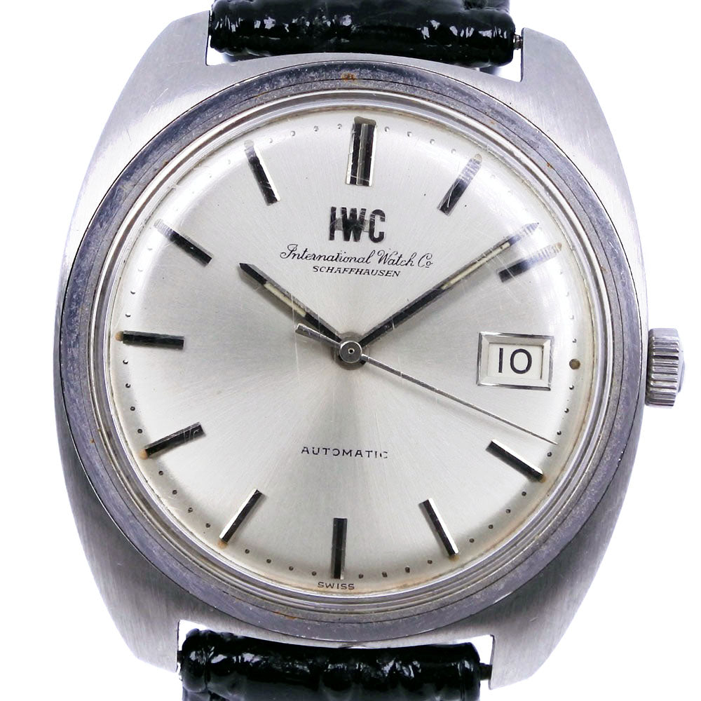IWC  International Watch Company Old Inter Watch, cal.8541B R819AD, Stainless Steel from Switzerland, Silver Automatic, Silver Dial, Men's, Grade B-  Metal Automatic R819AD in Fair condition