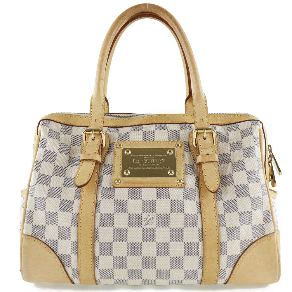 Louis Vuitton Damier Azur Berkeley  Canvas Handbag N52001 in Fair condition