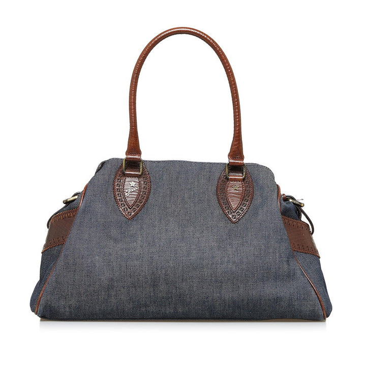 Denim & Leather Etniko Handbag 8BN162