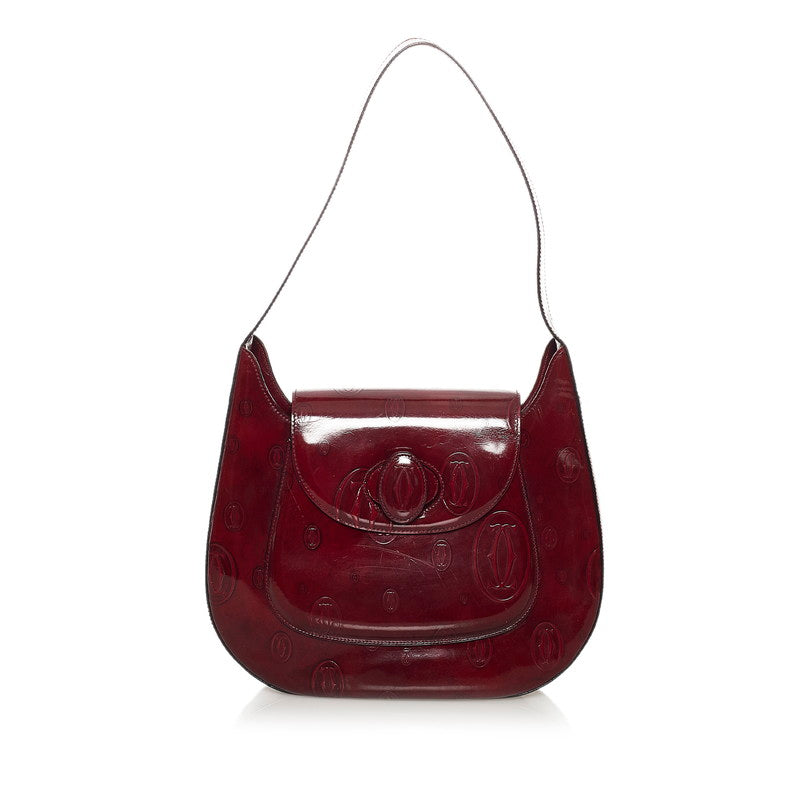 Happy Birthday Leather Shoulder Bag