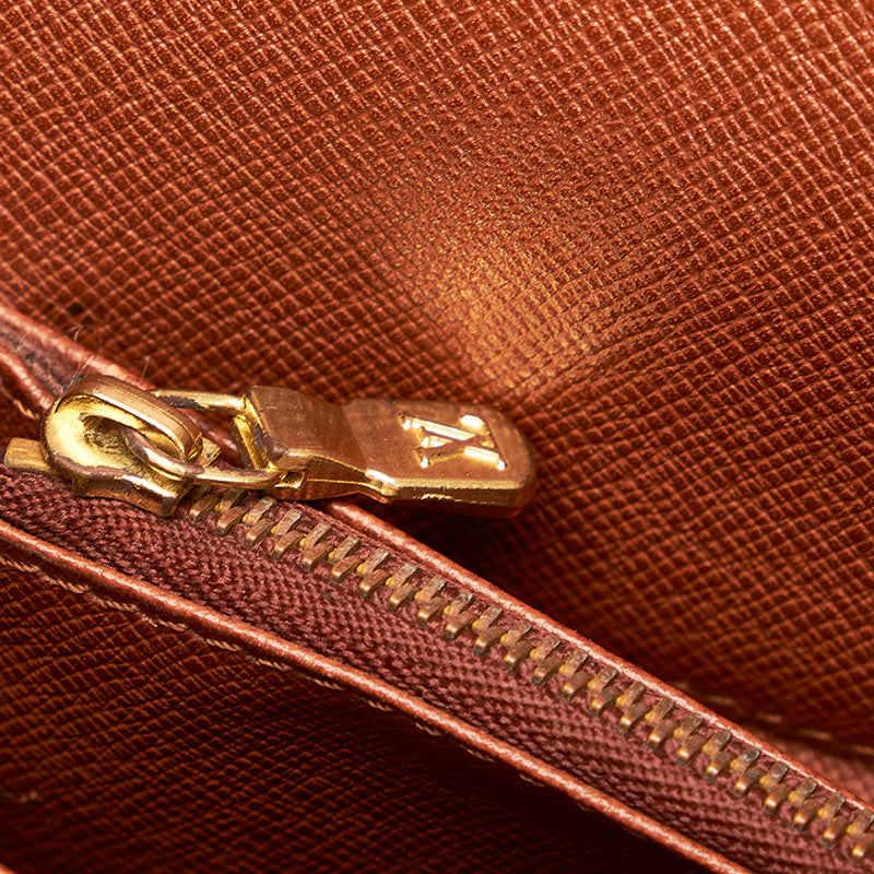 LOUIS VUITTON Shoulder Bag M51372 Raspail Monogram canvas Brown