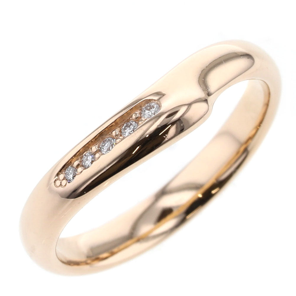 Open Heart Diamond Band Ring