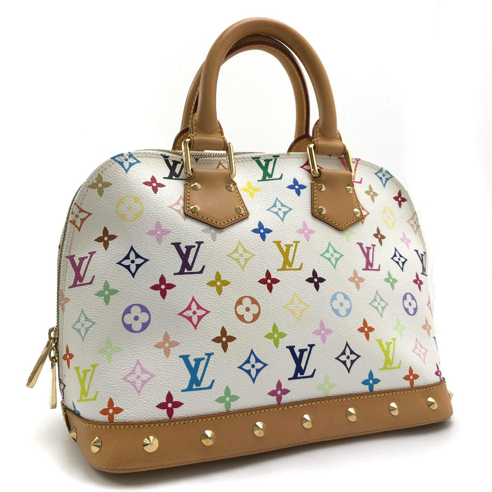 LOUIS VUITTON ALMA HAND BAG PURSE MONOGRAM MULTI-COLOR M92647 FL0093