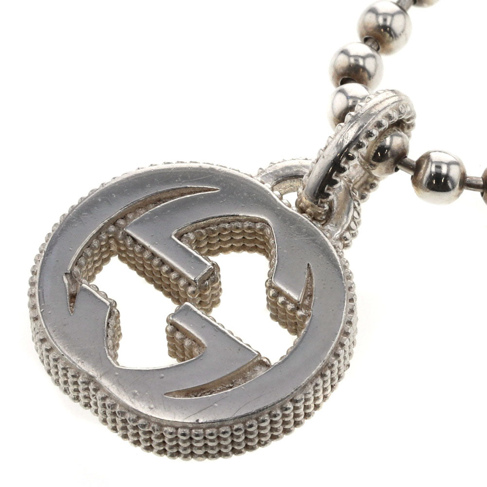 Ball Chain Interlocking G Pendant Necklace