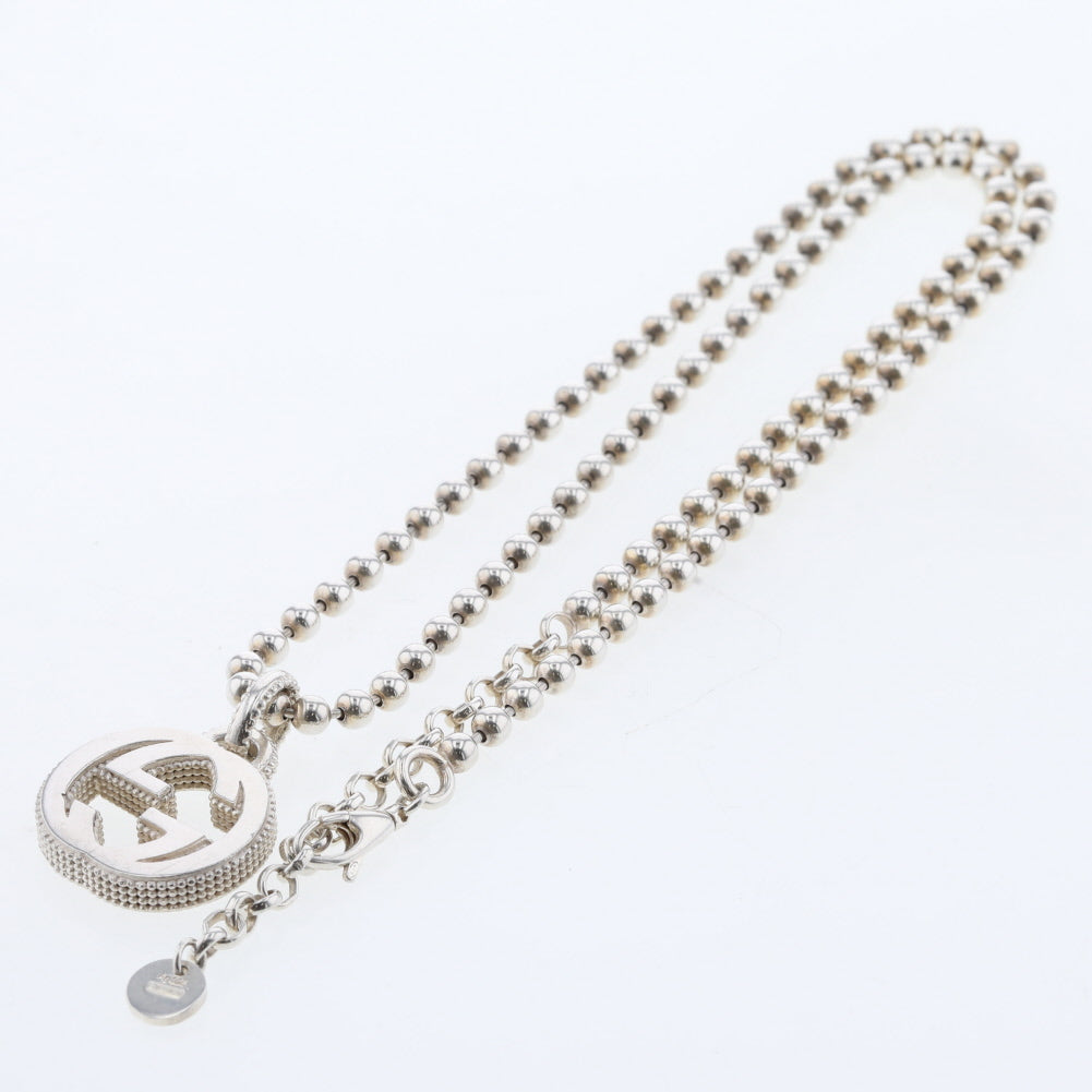 Ball Chain Interlocking G Pendant Necklace