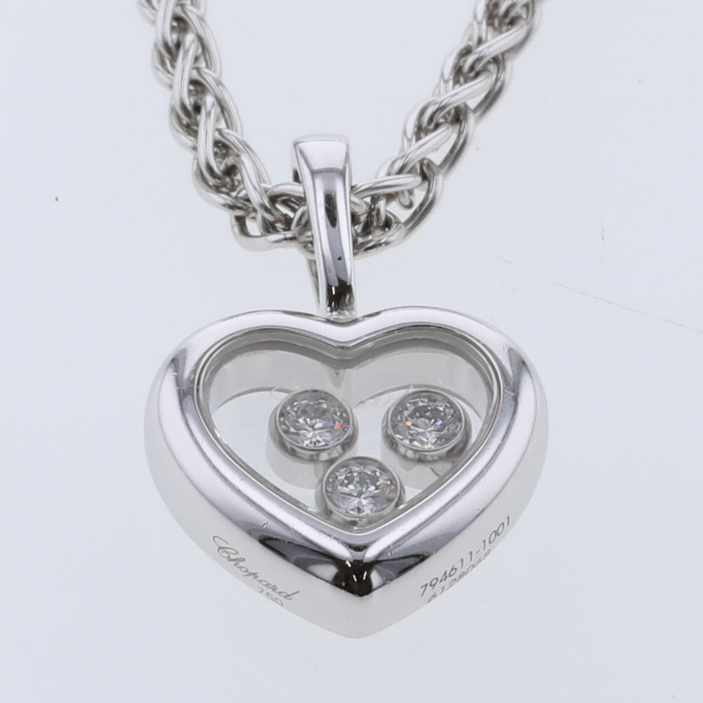 18K Happy Diamonds Icon Heart Pendant Necklace 794611-1001