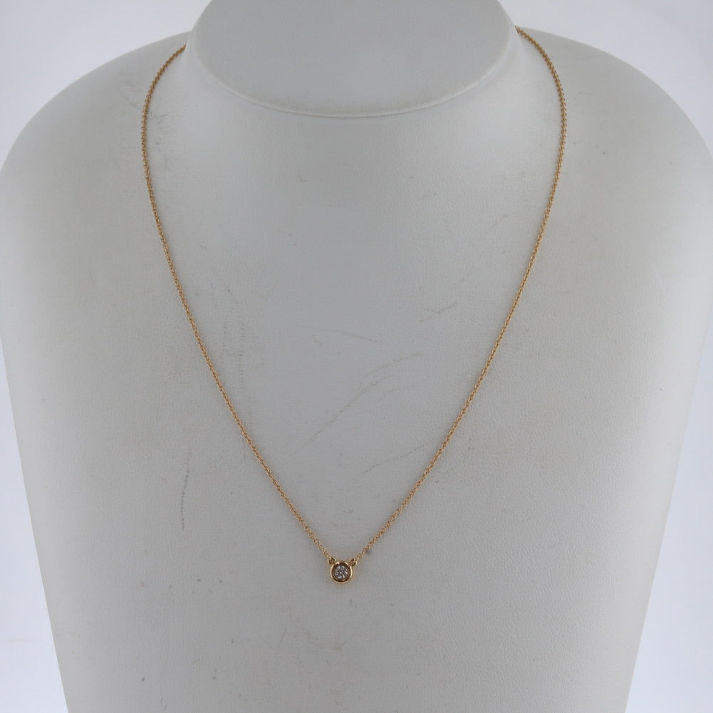 18K Diamond By The Yard Pendant Necklace