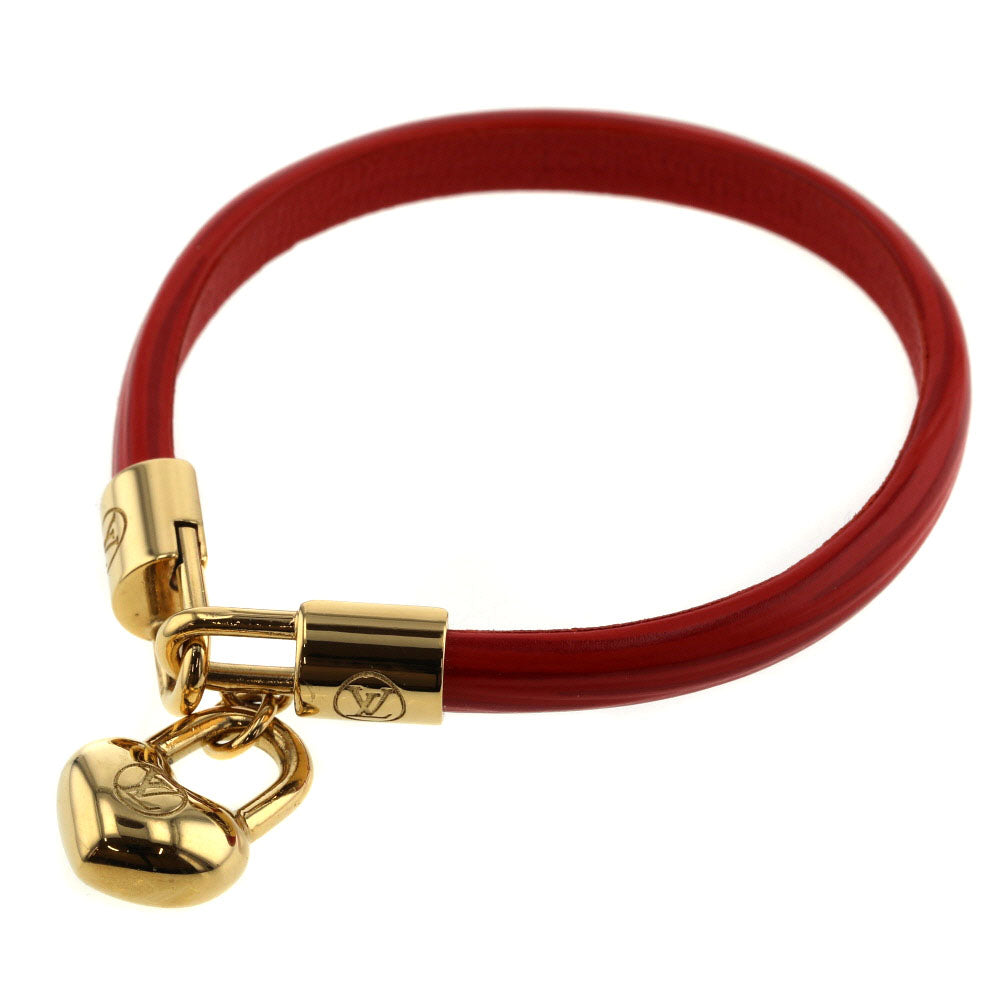 Leather Crazy in Lock Charm Bracelet M6450