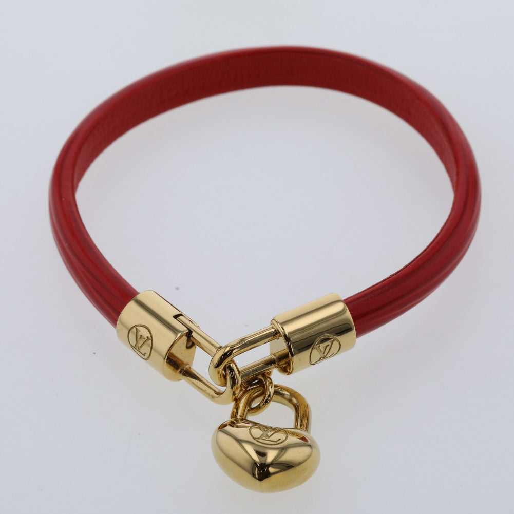 Leather Crazy in Lock Charm Bracelet M6450 – LuxUness