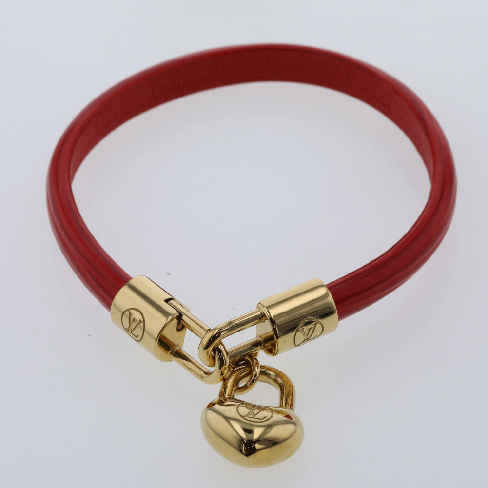 Leather Crazy in Lock Charm Bracelet M6450