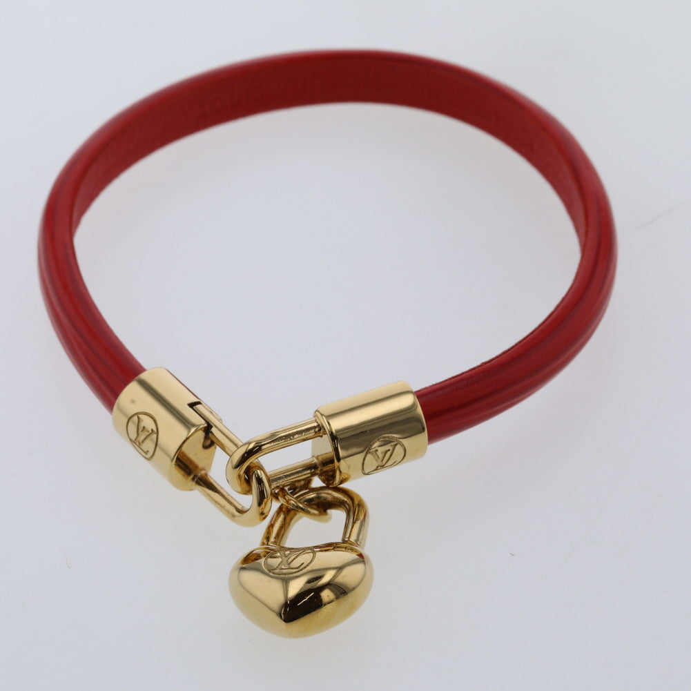 Leather Crazy in Lock Charm Bracelet M6450