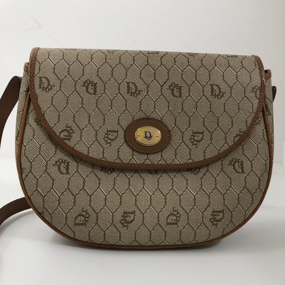 Dior Honeycomb Canvas Crossbody Bag