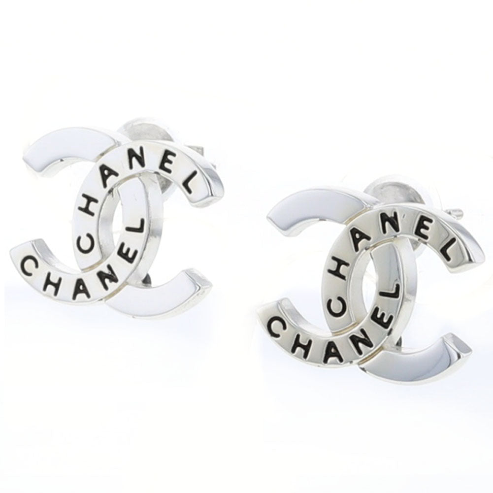 CC Logo Engraved Earrings