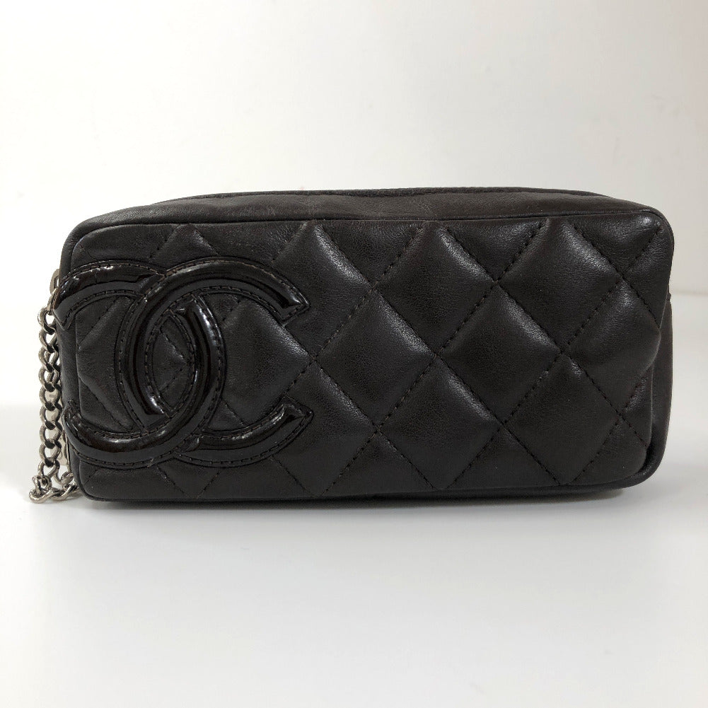 Cambon Quilted Leather Pouch