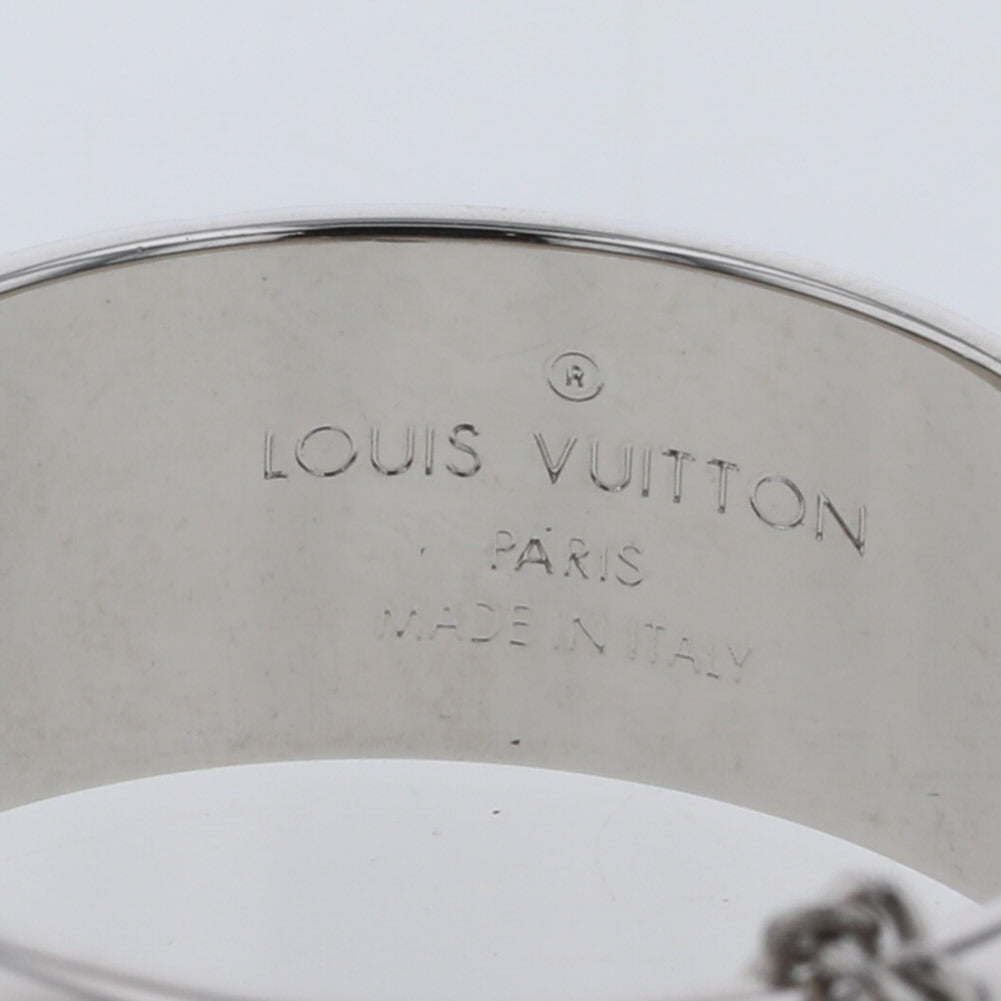 Louis Vuitton, Jewelry, Louis Vuitton Monogram Ring M62485 Silver Metal Mens  Louis Vuitton