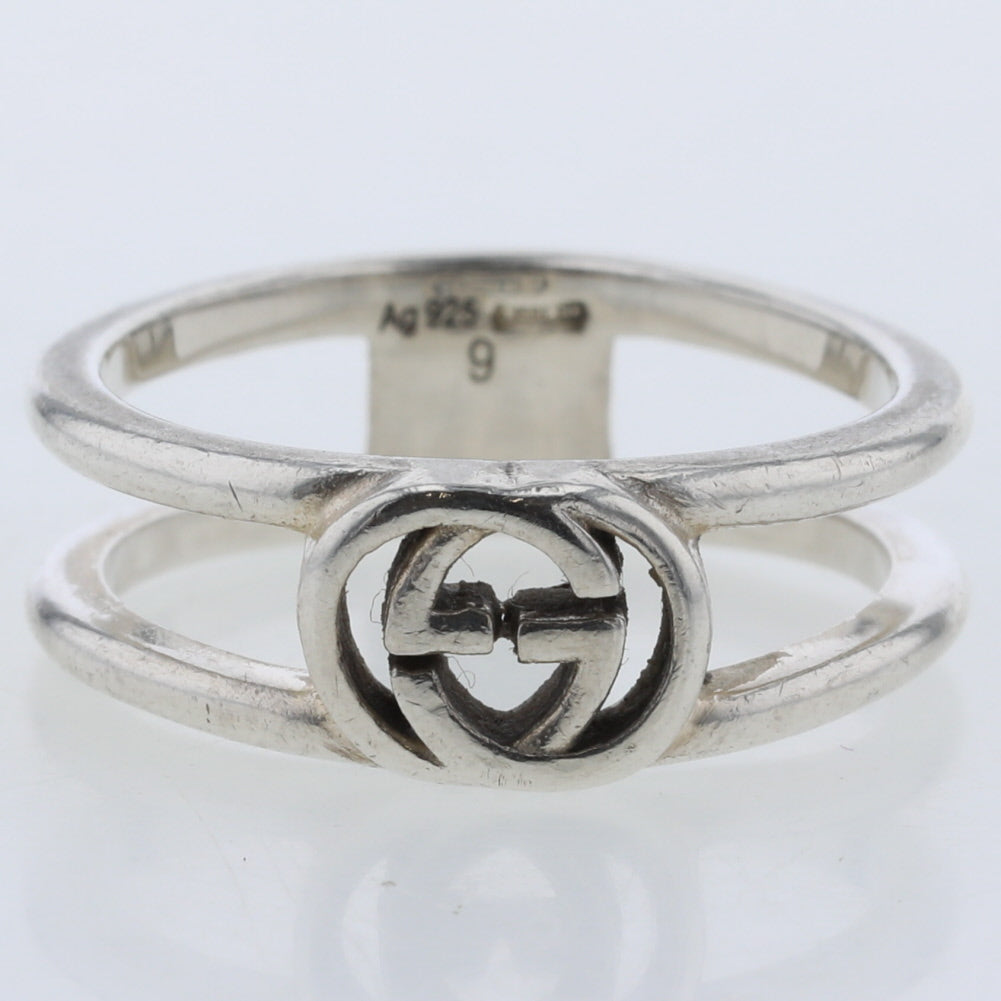 Interlocking G Open Band Ring