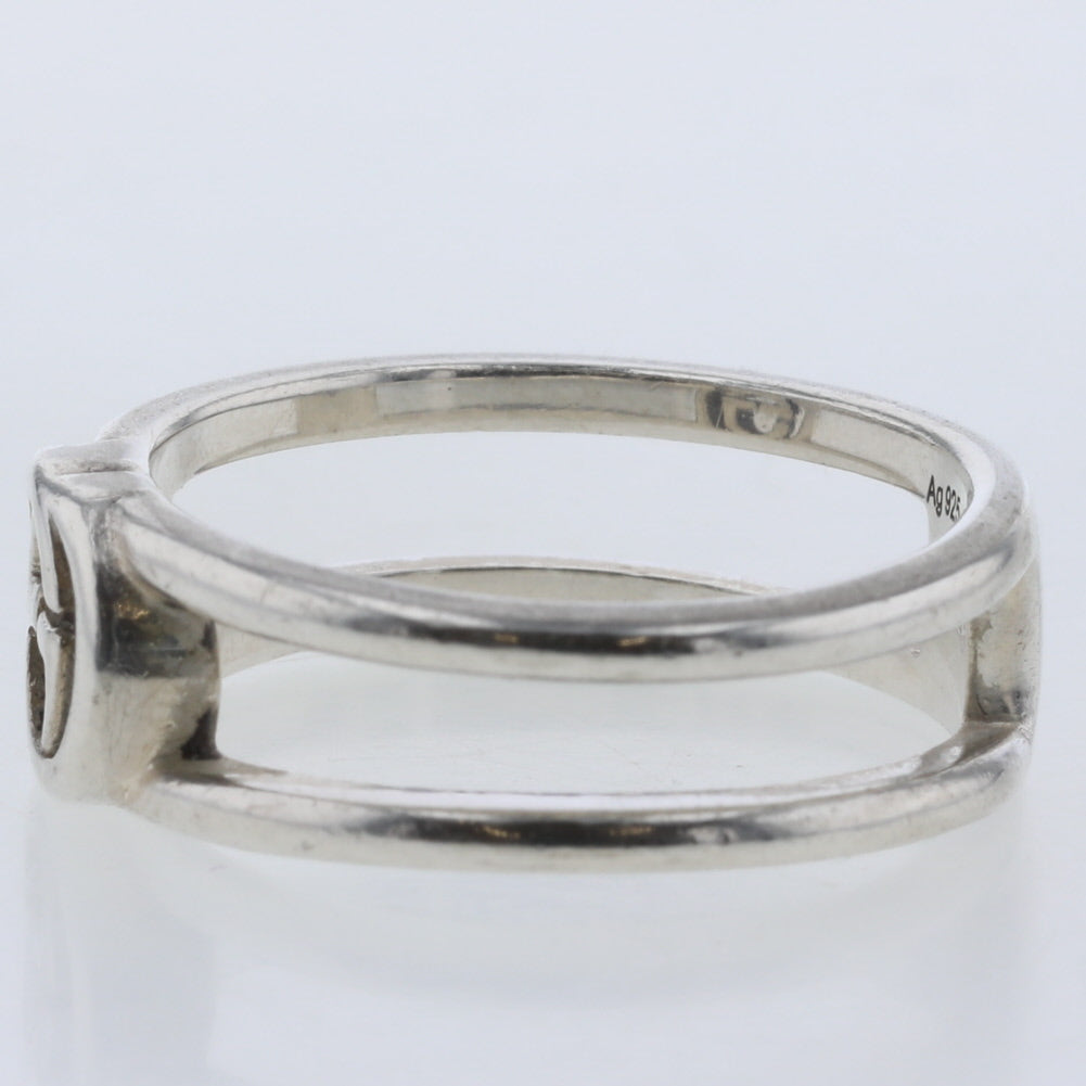 Interlocking G Open Band Ring