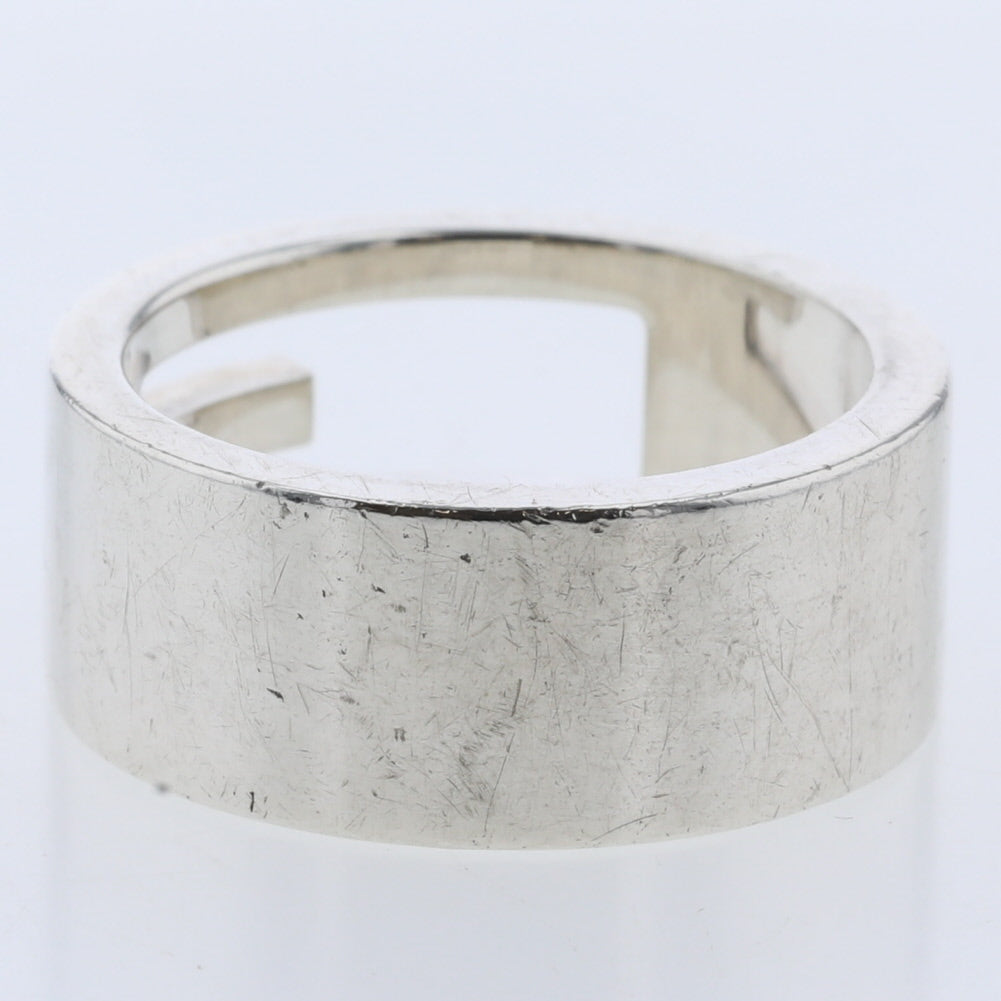 Cutout G Silver Ring