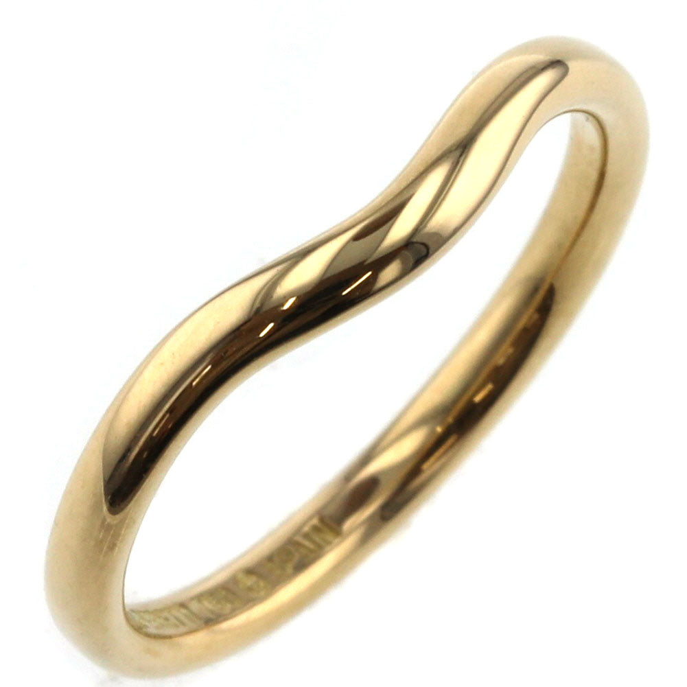 18k Curved Wedding Band