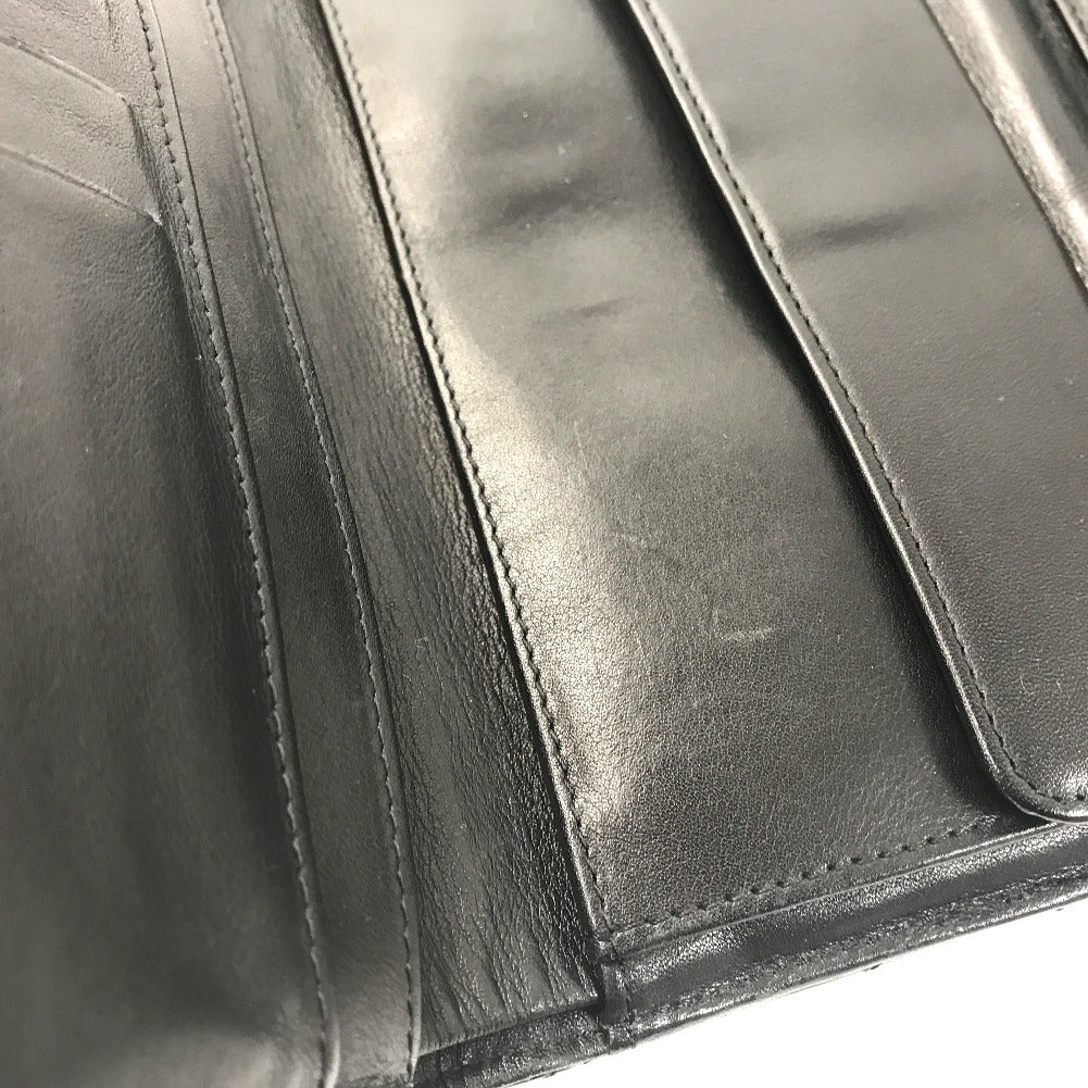 CC Quilted Patent Leather Trifold Wallet