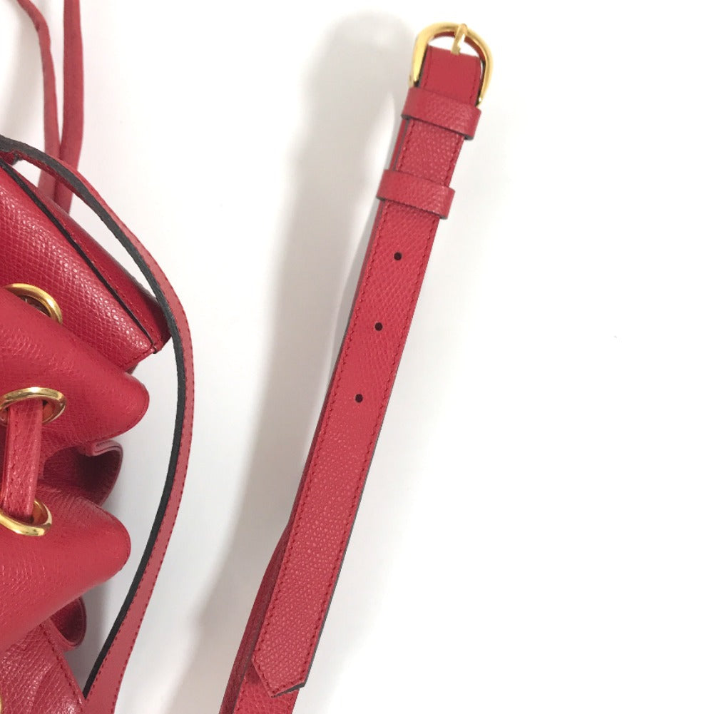 Arabesque Leather Bucket Bag