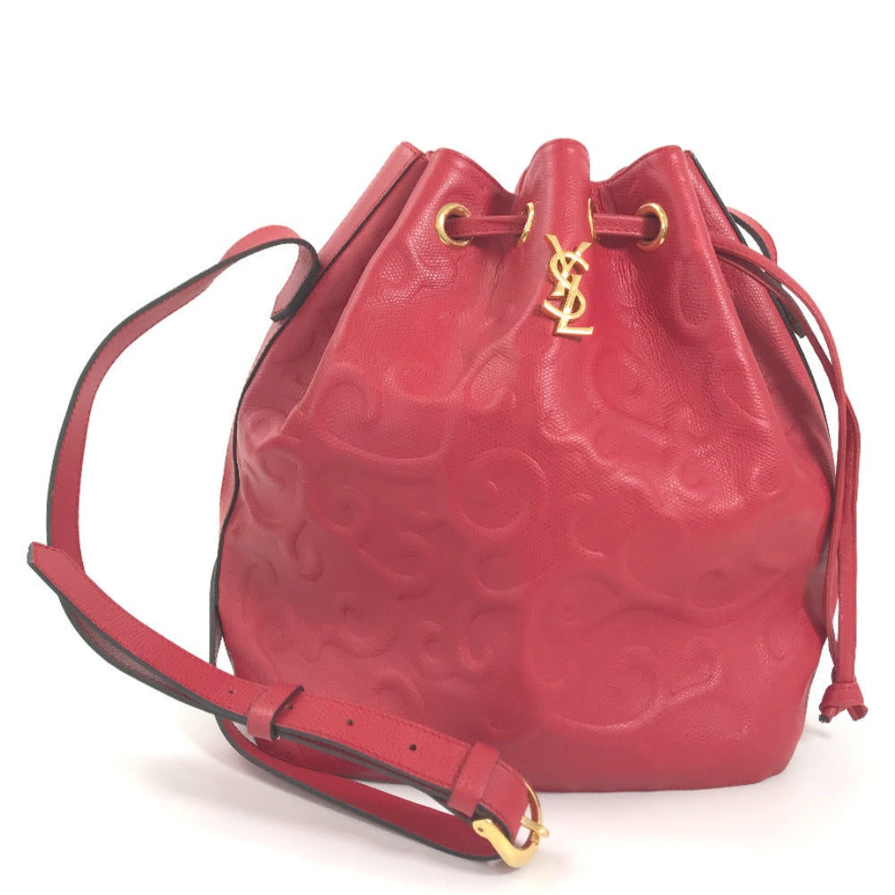 Arabesque Leather Bucket Bag