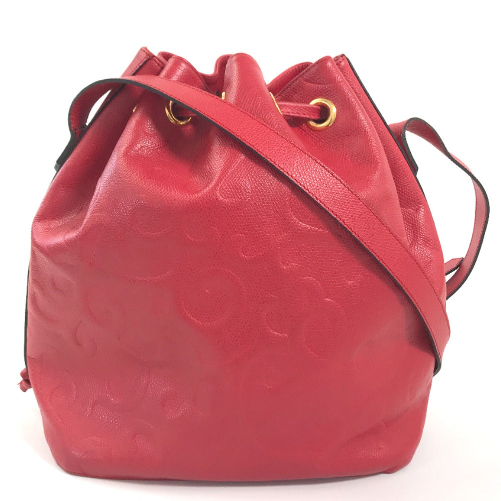 Arabesque Leather Bucket Bag