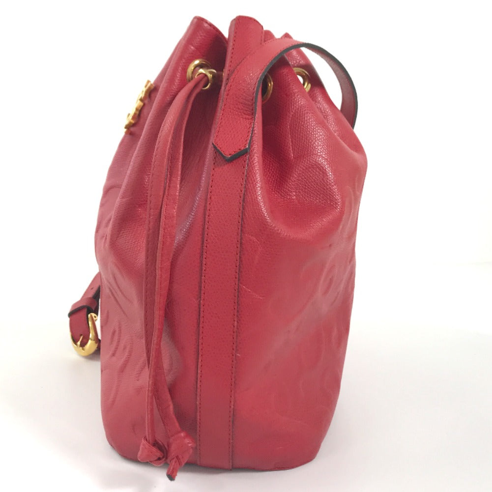 Arabesque Leather Bucket Bag