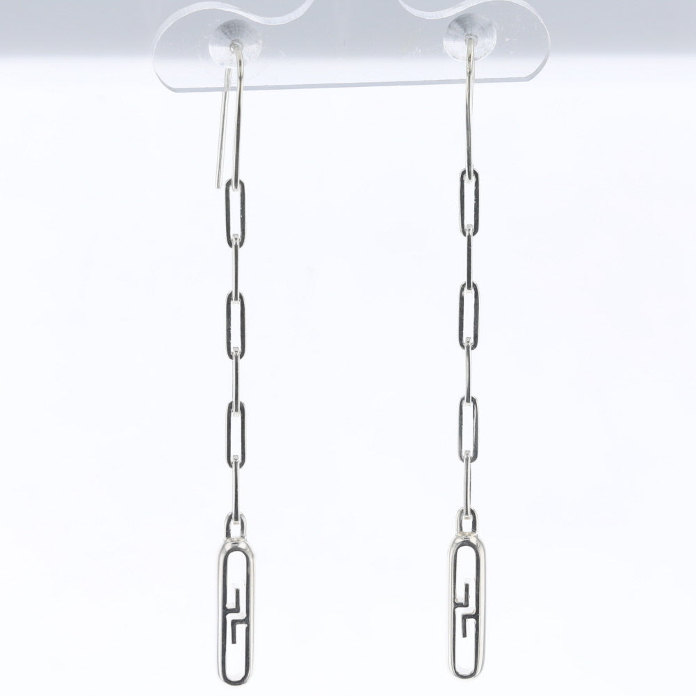 Logo Chainlink Drop Earrings