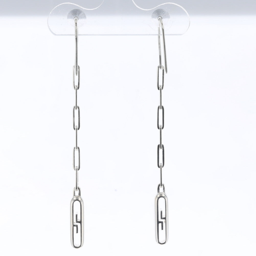 Logo Chainlink Drop Earrings