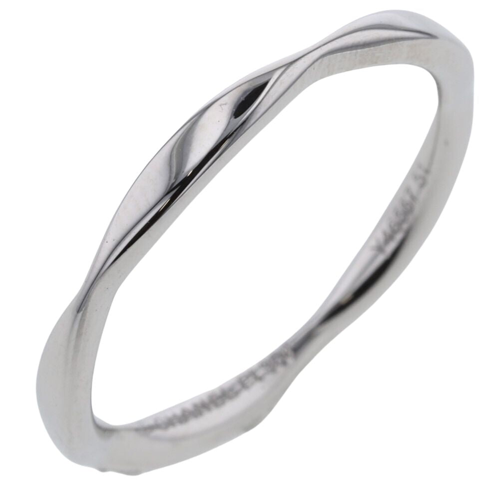 Platinum Camellia Half Eternity Ring