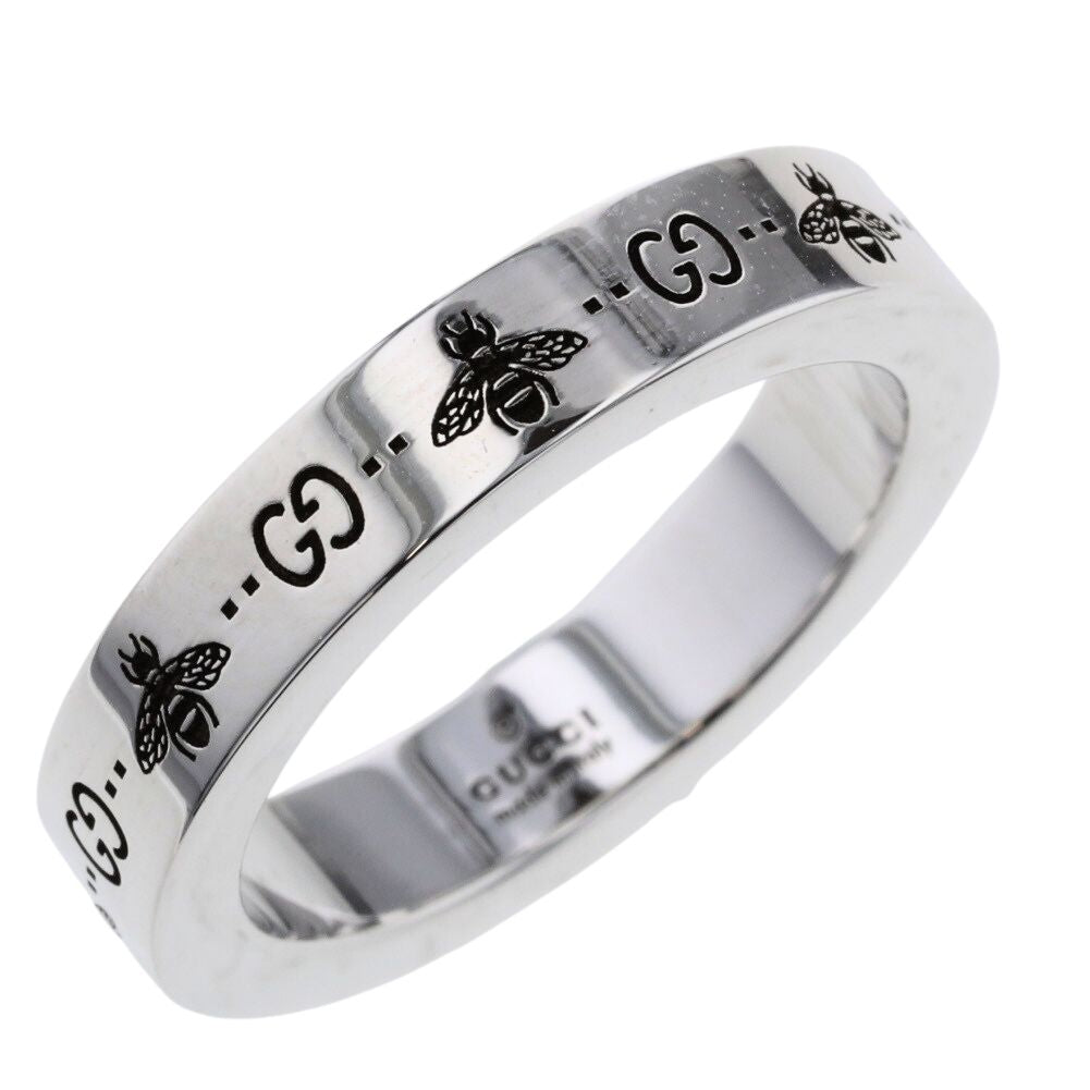 Silver GG & Bee Ring