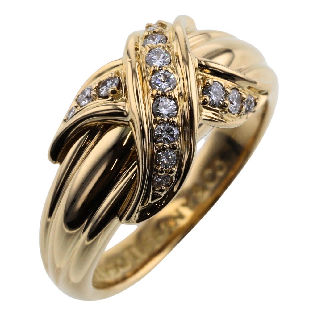 18k Gold Signature X Diamond Ring