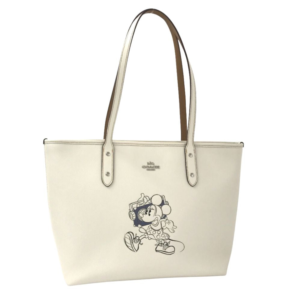 Disney x Coach Minnie Mouse Leather Tote Bag F31207
