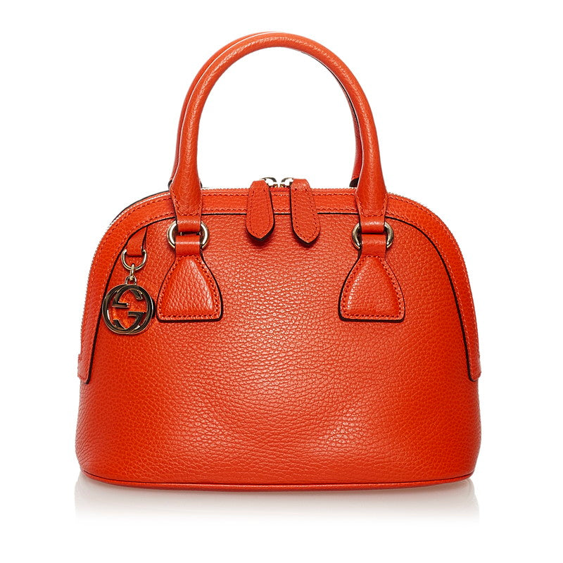 GG Charm Leather Handbag 449661