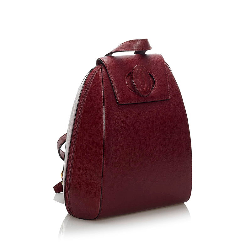 Must de Cartier Leather Backpack
