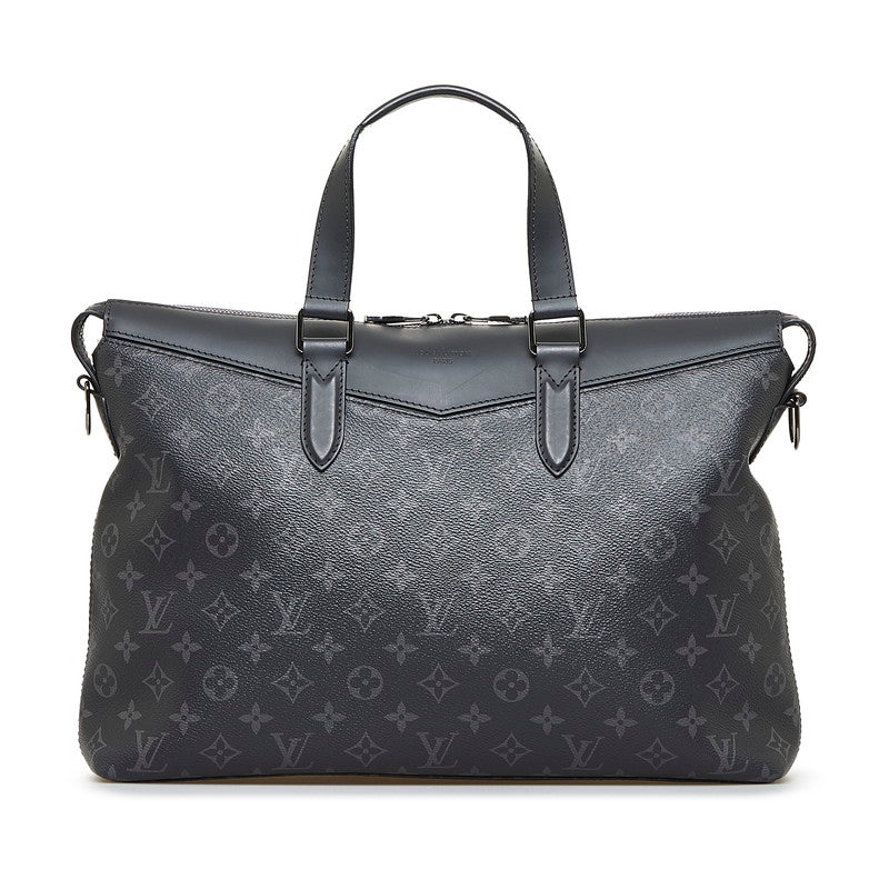 Louis Vuitton Explorer M40566 Monogram Eclipse Canvas Briefcase Handbag  Black JP