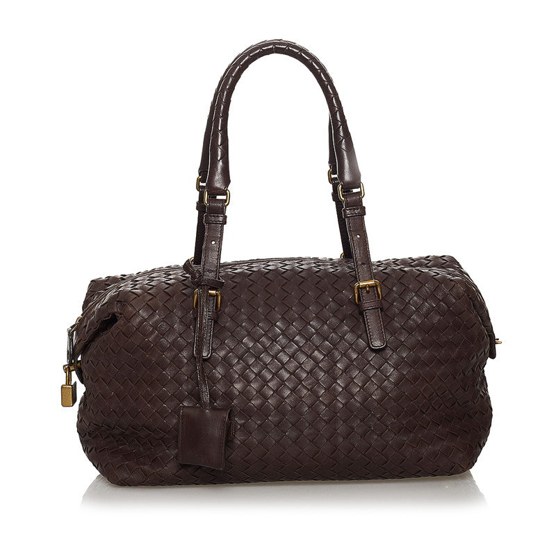 Intrecciato Leather Handbag 173398.0
