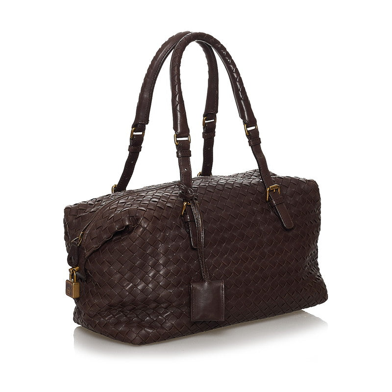 Intrecciato Leather Handbag 173398.0
