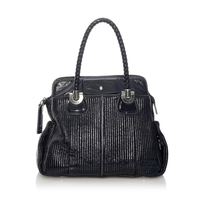 Quilted Leather Bay Bag