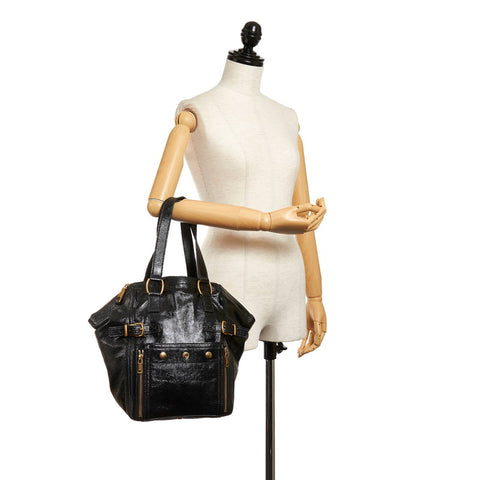 Leather Downtown Tote Bag