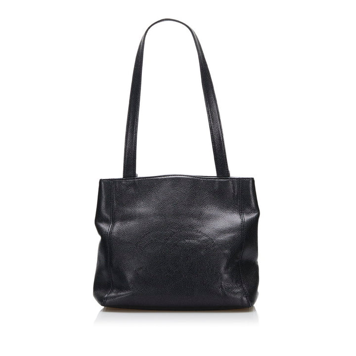 CC Leather Shoulder Bag