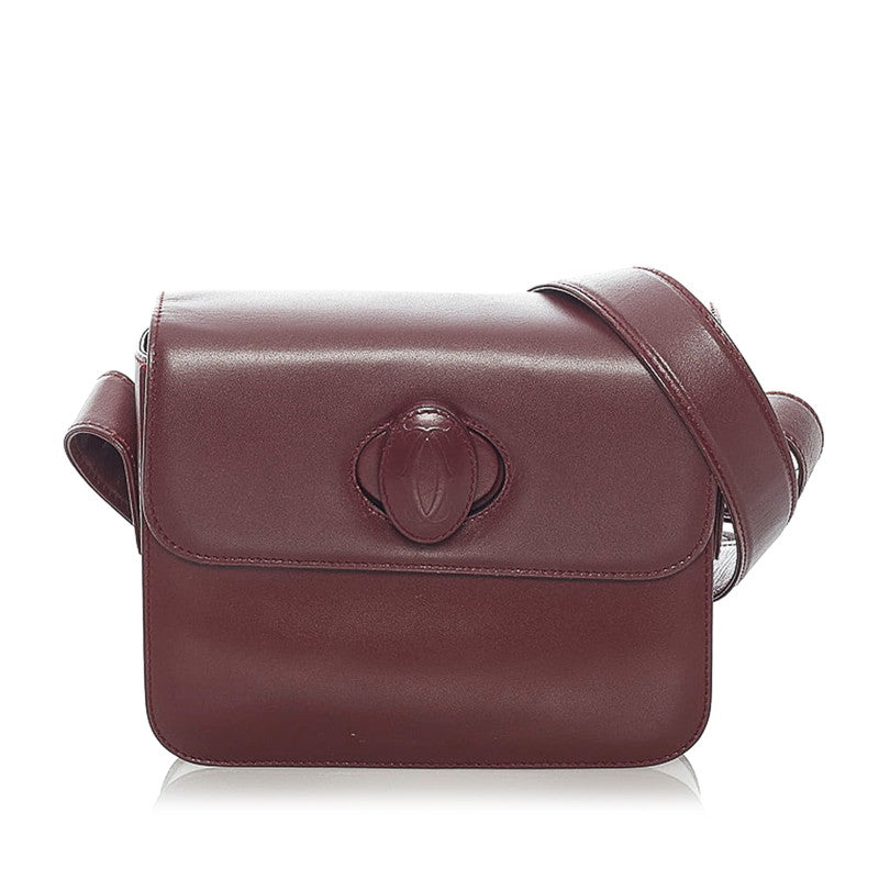 Must De Cartier Leather Shoulder Bag