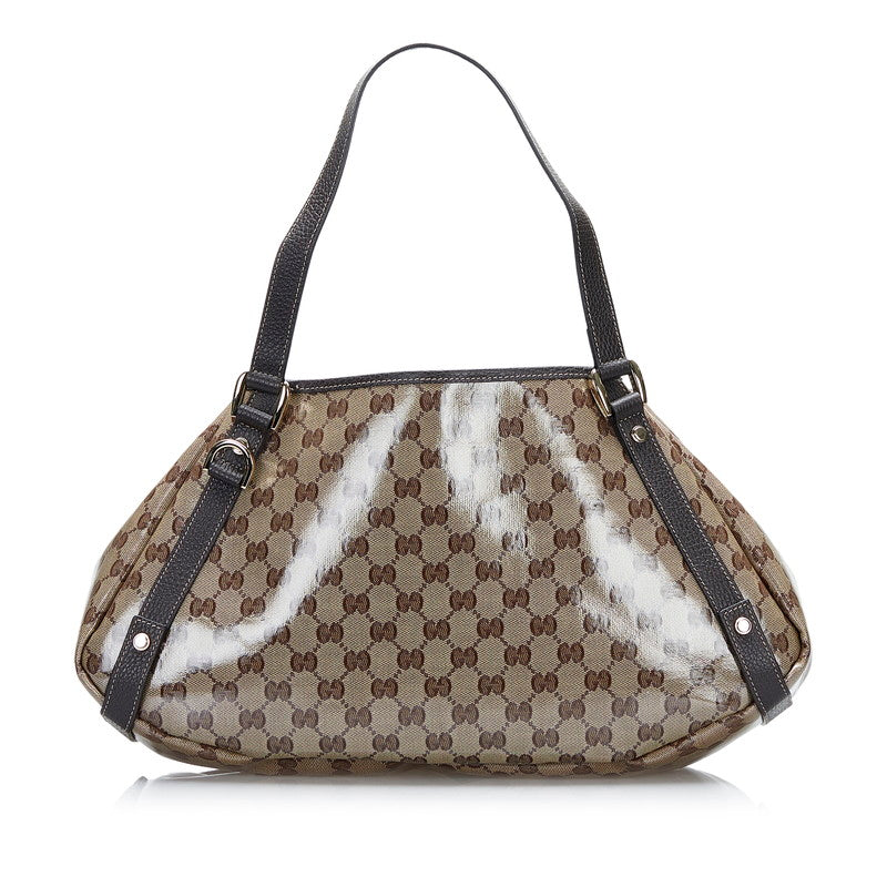 Gucci Crystal GG Logo Monogram Medium Abbey Shoulder Bag