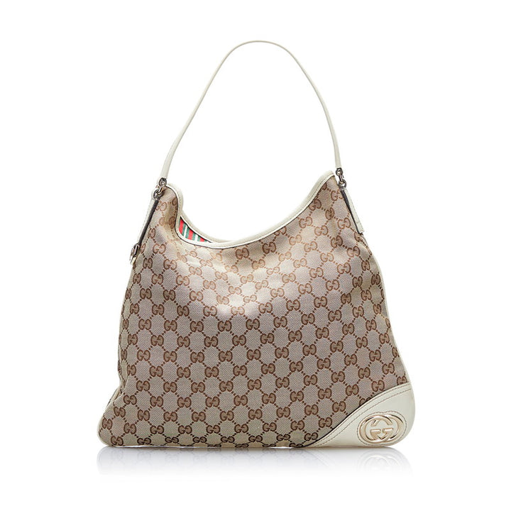 GG Canvas Britt Hobo Bag 169947