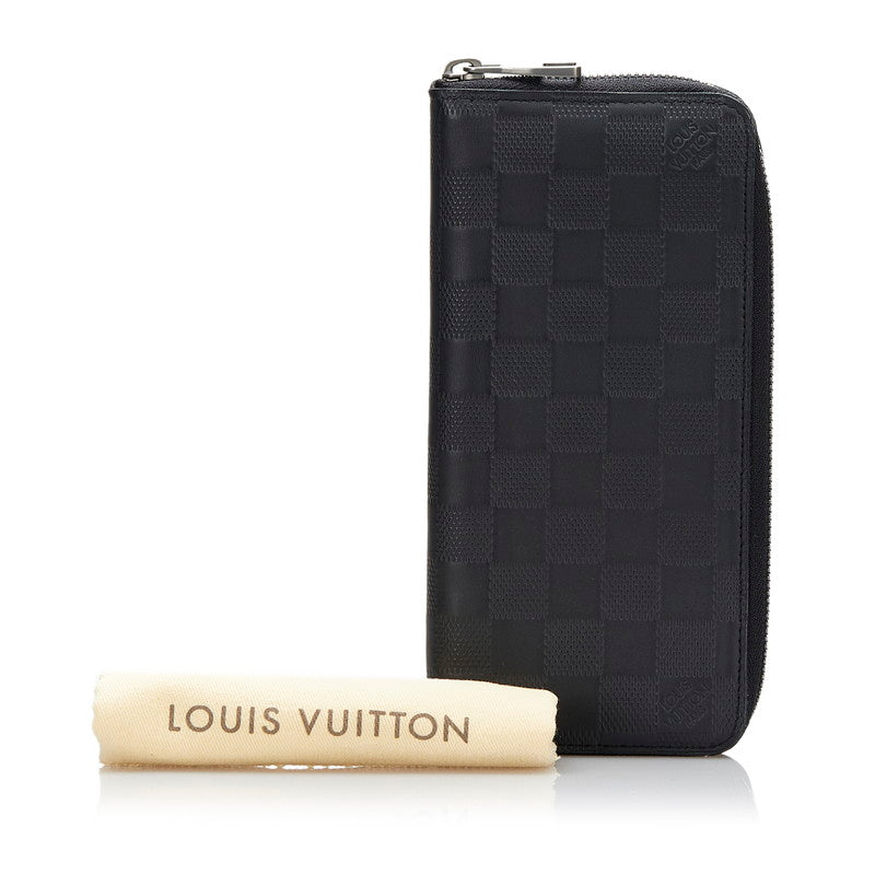 Louis Vuitton Damier Infini Zippy Wallet Vertical N63548 Men's Damier Infini  Long Wallet (bi-fold) Onyx