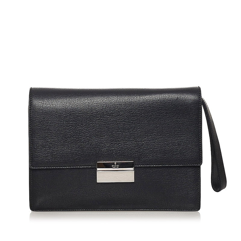 Leather Clutch Bag 018 1613