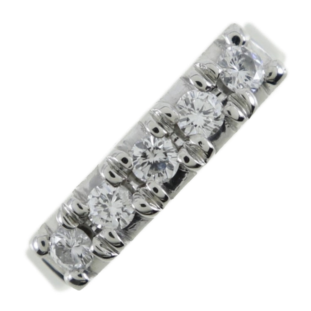 Ichimonji Size 6 Ring in Pt900 Platinum with 0.27 Diamond in Silver, Women's - Used Condition
