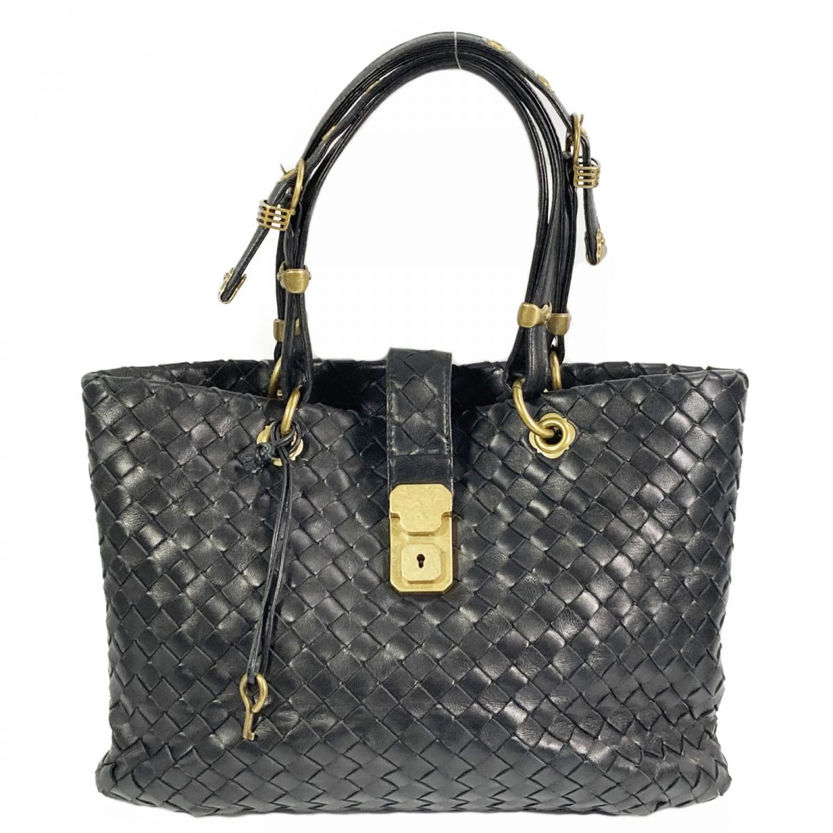 Intrecciato Leather Roma Handbag 162112